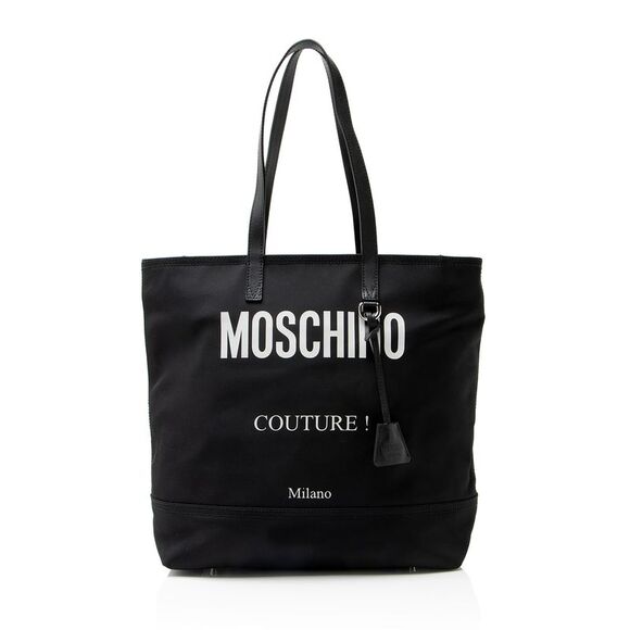 Moschino Canvas Logo Tote
